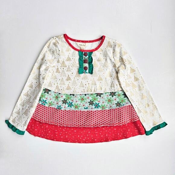 Matilda Jane Other - Matilda Jane Yuletide Memories Holiday Tunic Top Size 6